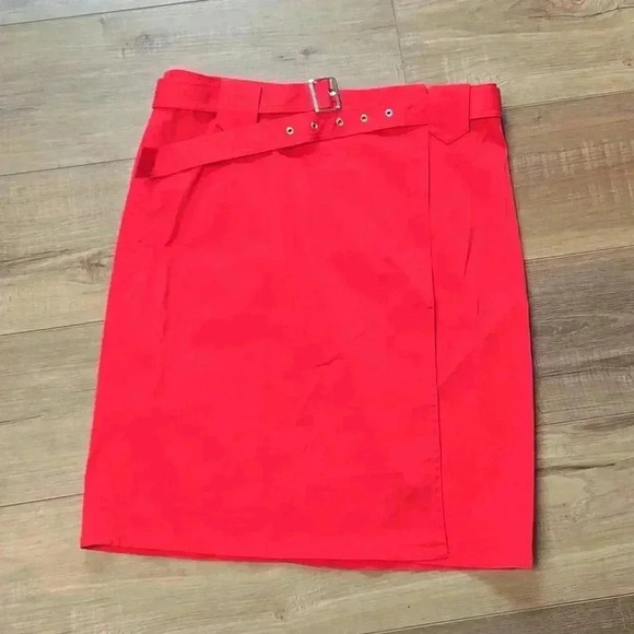 Grace Dane Lewis office casual red skirt - Picture 5 of 6